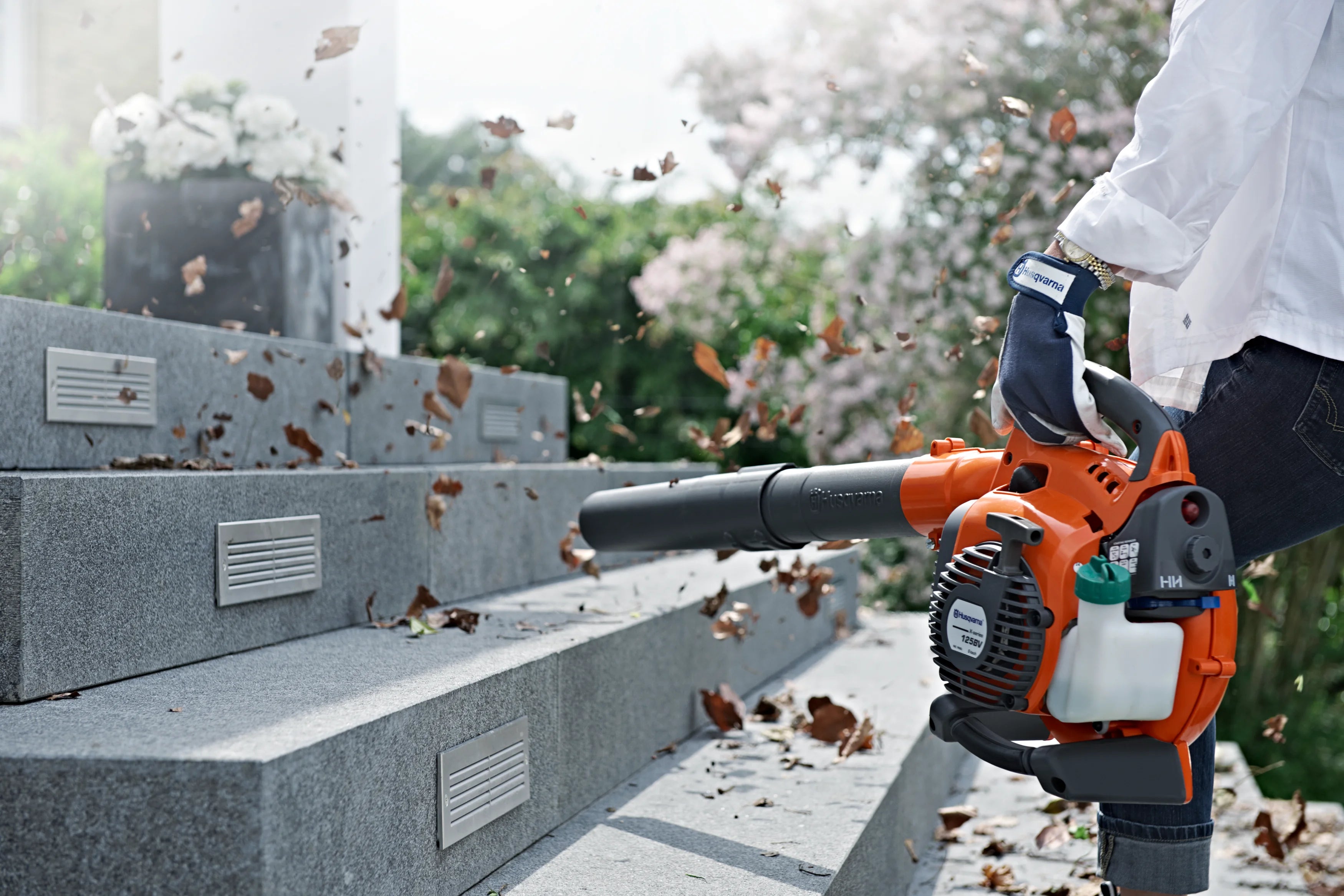 Husqvarna 125BVx soffiatore aspiratore benzina 28 cm³ sacco 64 L