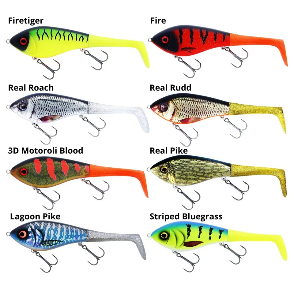 Westin Swim Tail esca luccio 12 cm 62 g Firetiger