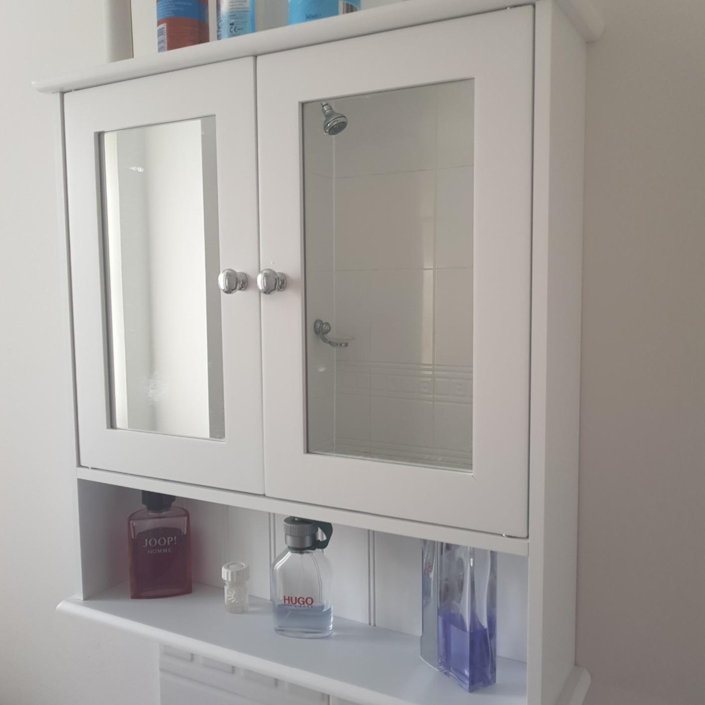 VonHaus Armadietto Bagno con Specchio 56 cm