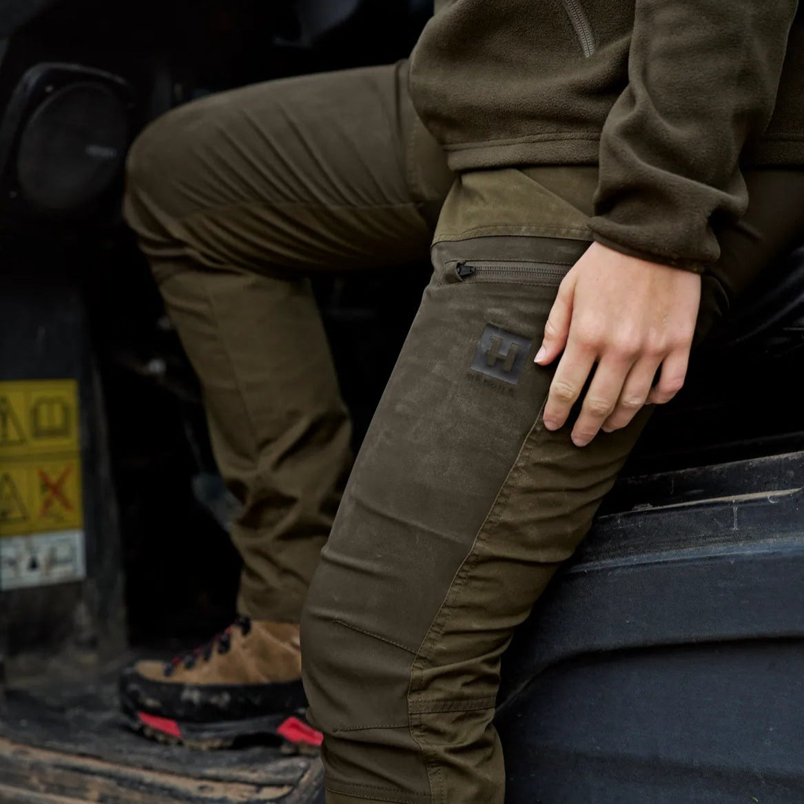Härkila Fjell pantaloni caccia donna verde taglia 38