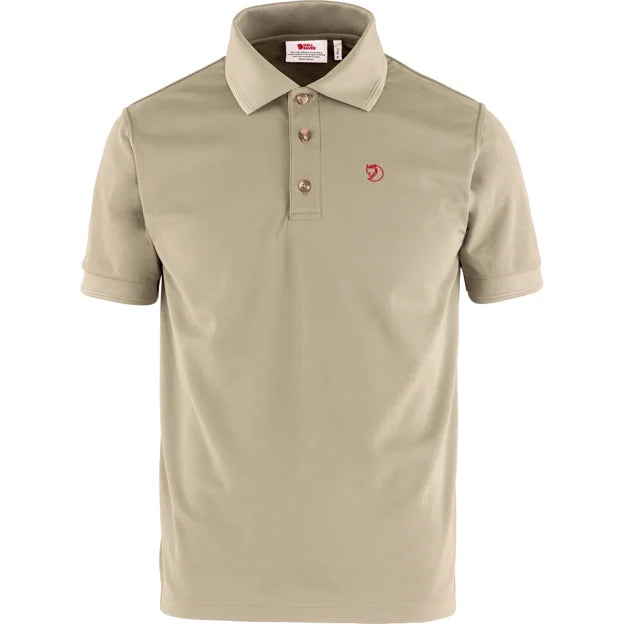 Fjällräven Crowley polo uomo M Fossil cotone bio