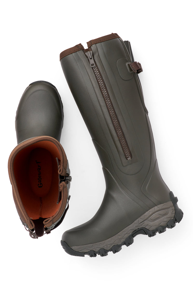 Gateway1 Moor Country Lady 17" 3mm Side-Zip stivali gomma donna zip