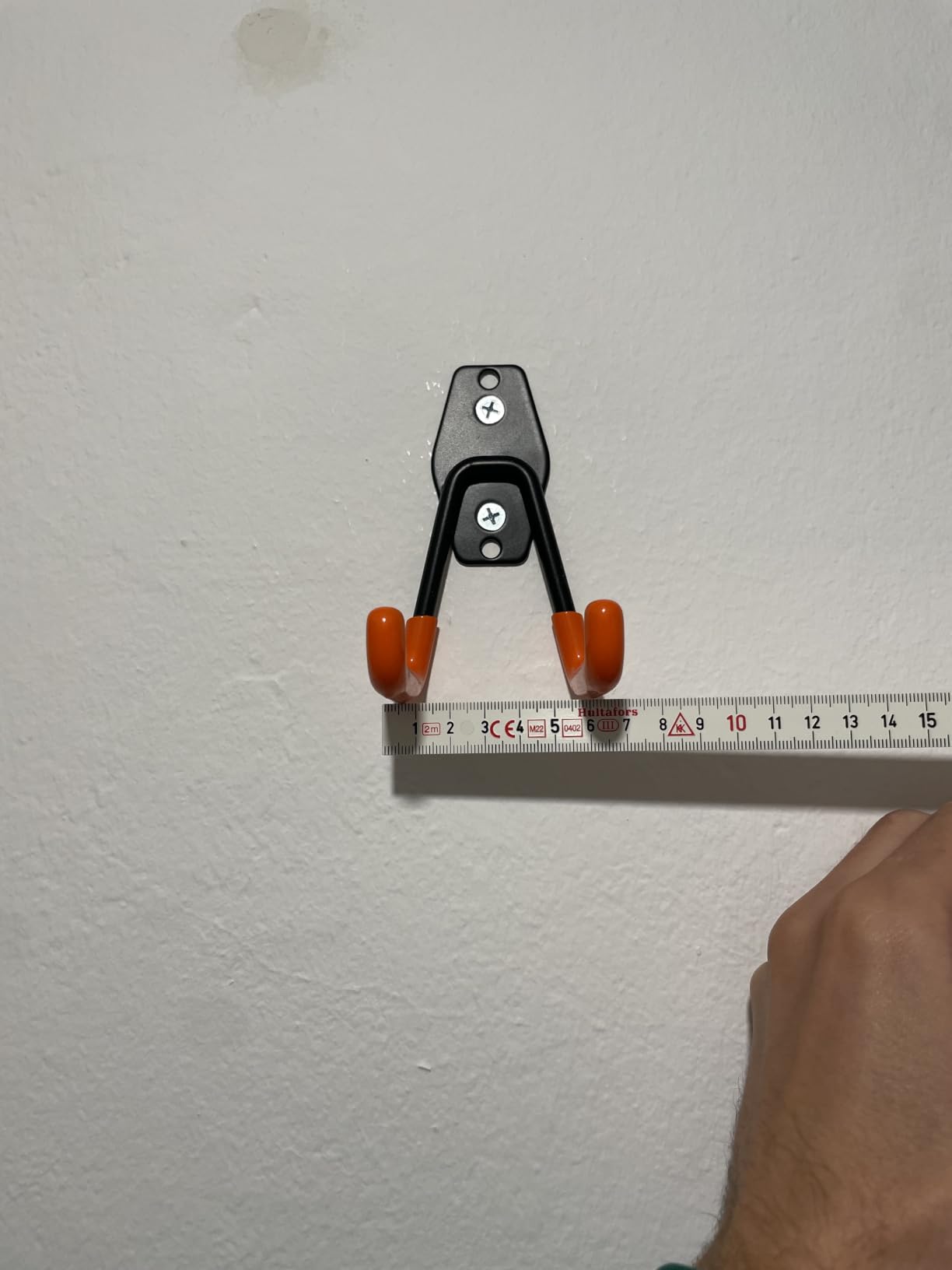 VonHaus Set 10 Ganci da Parete per Garage in Acciaio PVC