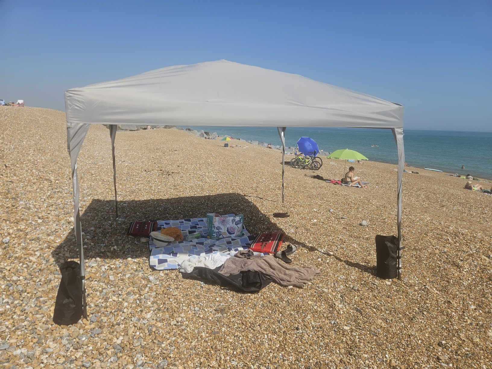 VonHaus Gazebo 3x3 Avorio impermeabile