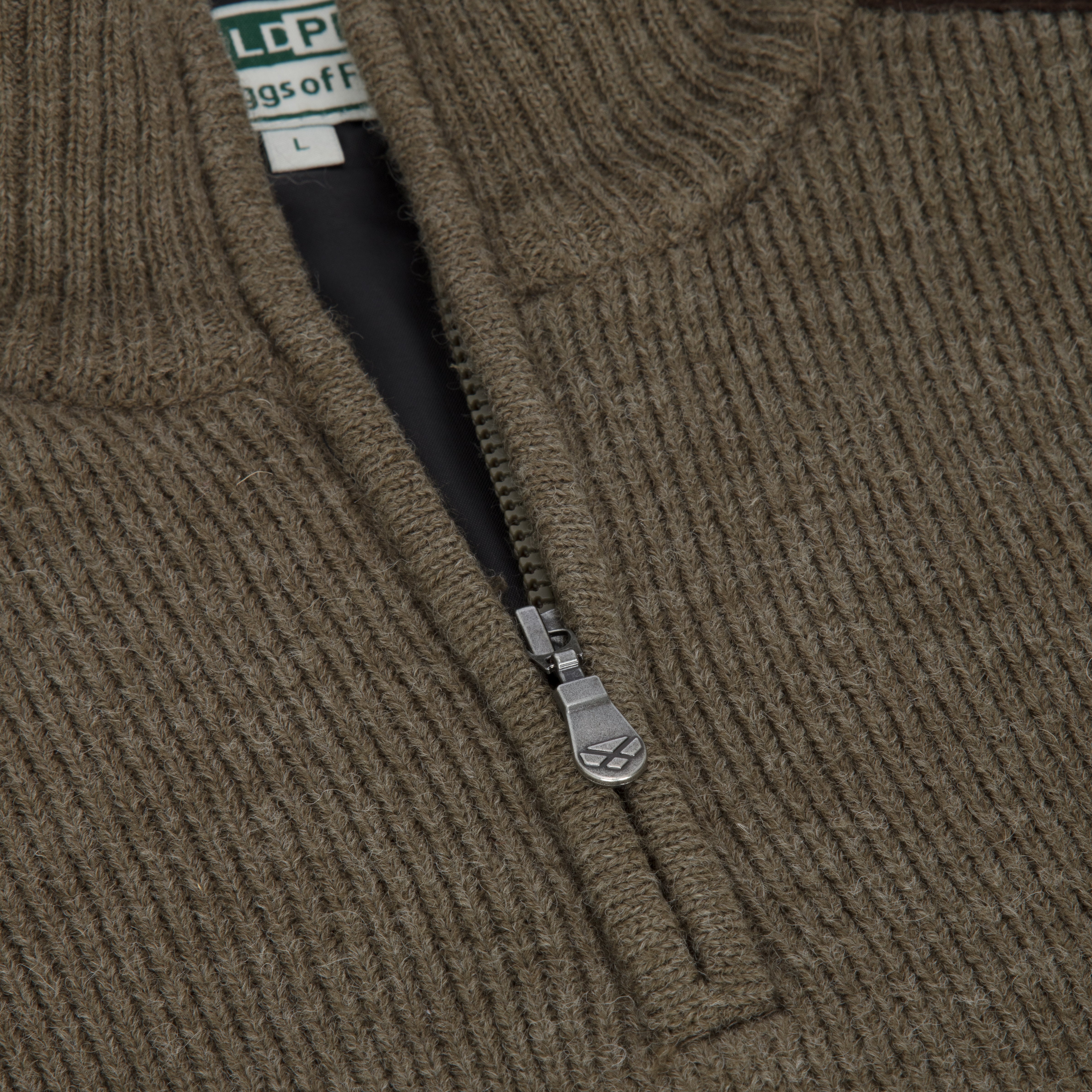 Hoggs of Fife Hebrides II 1/4 Zip Pile antivento lana