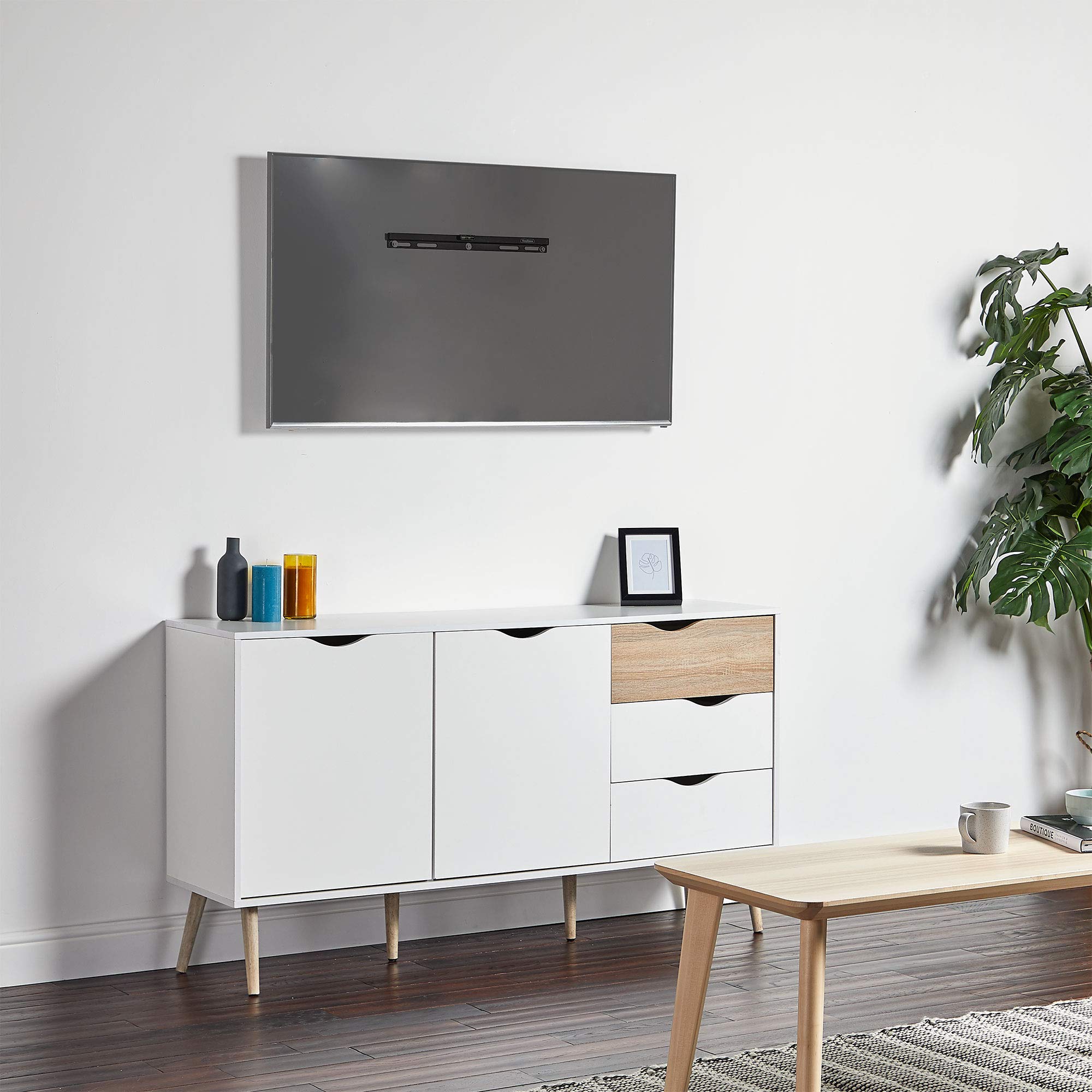 VonHaus staffa TV ultra slim 32-55 pollici VESA 400