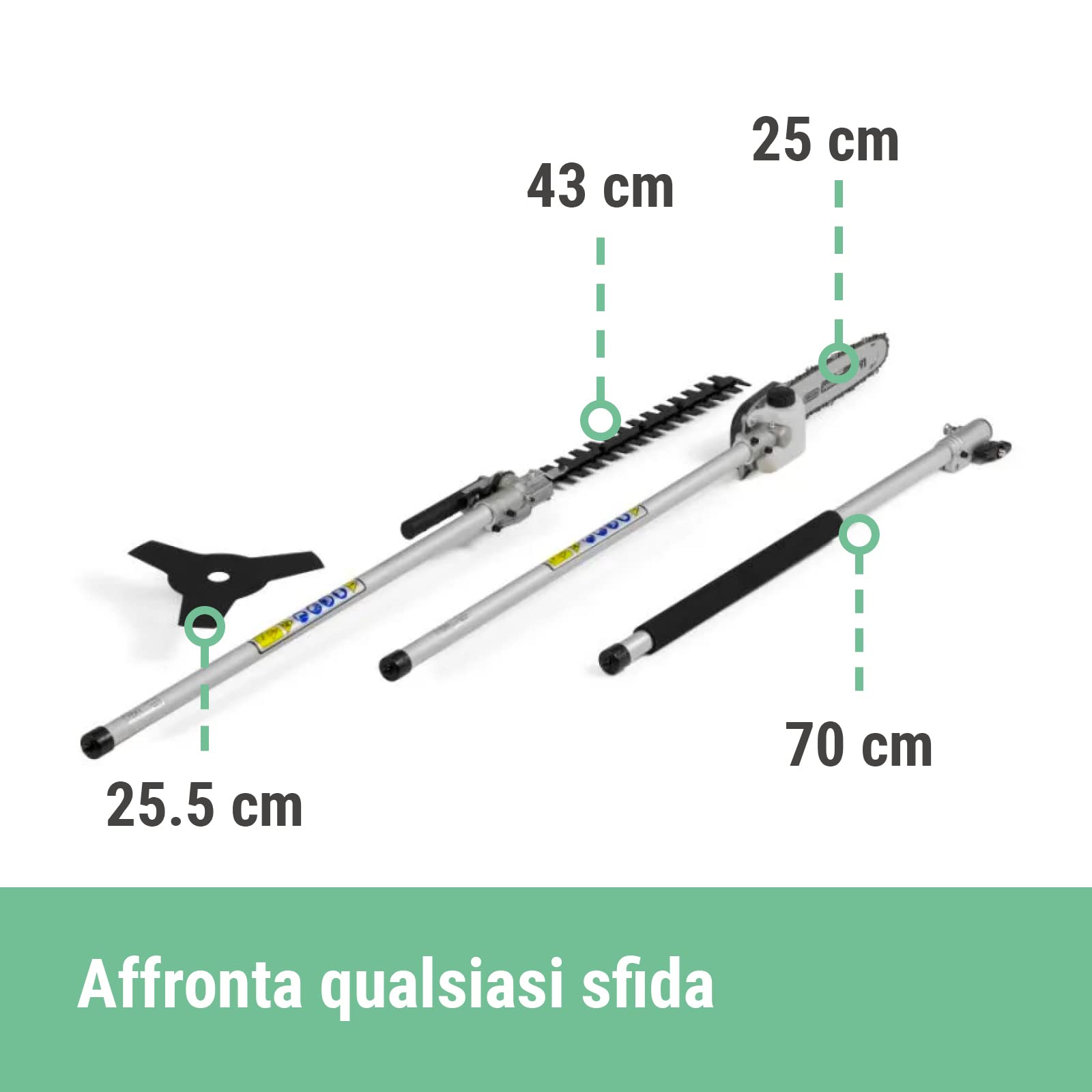 Alpina AMT 26 5 in 1 decespugliatore scoppio 25,4 cc