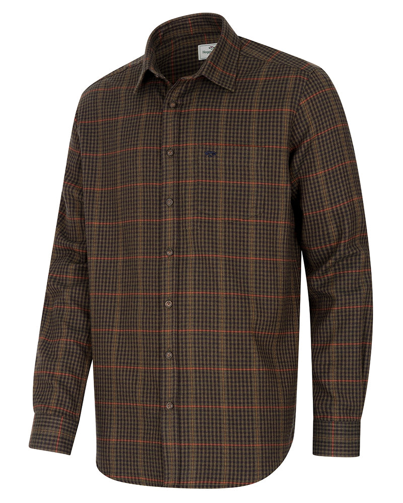 Hoggs of Fife Harris camicia caccia cotone lana quadri