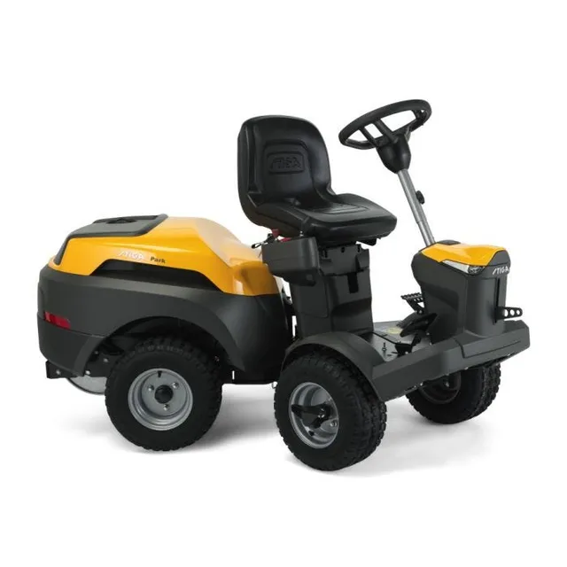 Stiga Park 500 W rider frontale senza piatto di taglio