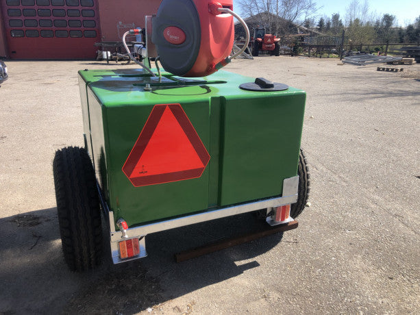 Carro botte 650 pompa elettrica serbatoio 650 litri