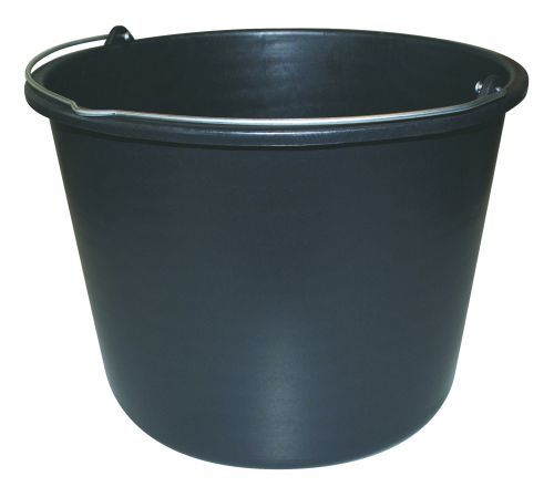 Ryom Secchio Nero plastica 12 litri con manico