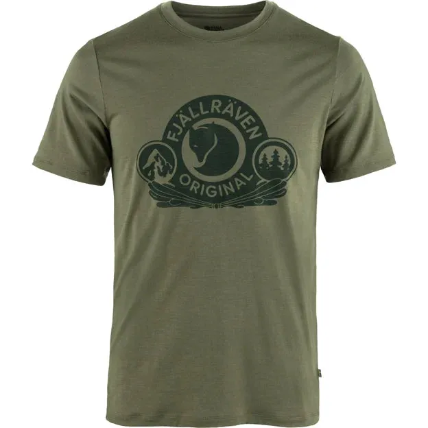 Fjällräven Abisko Wool Classic SS t-shirt M verde