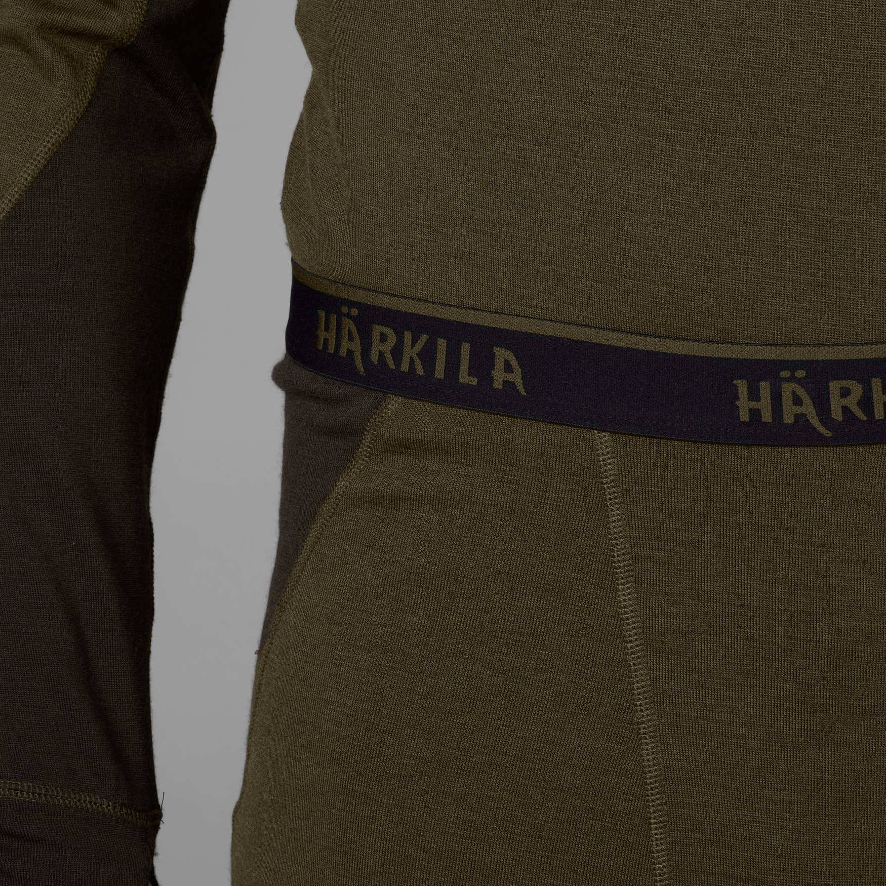 Härkila Base Warm Long Johns mutanda termica willow green