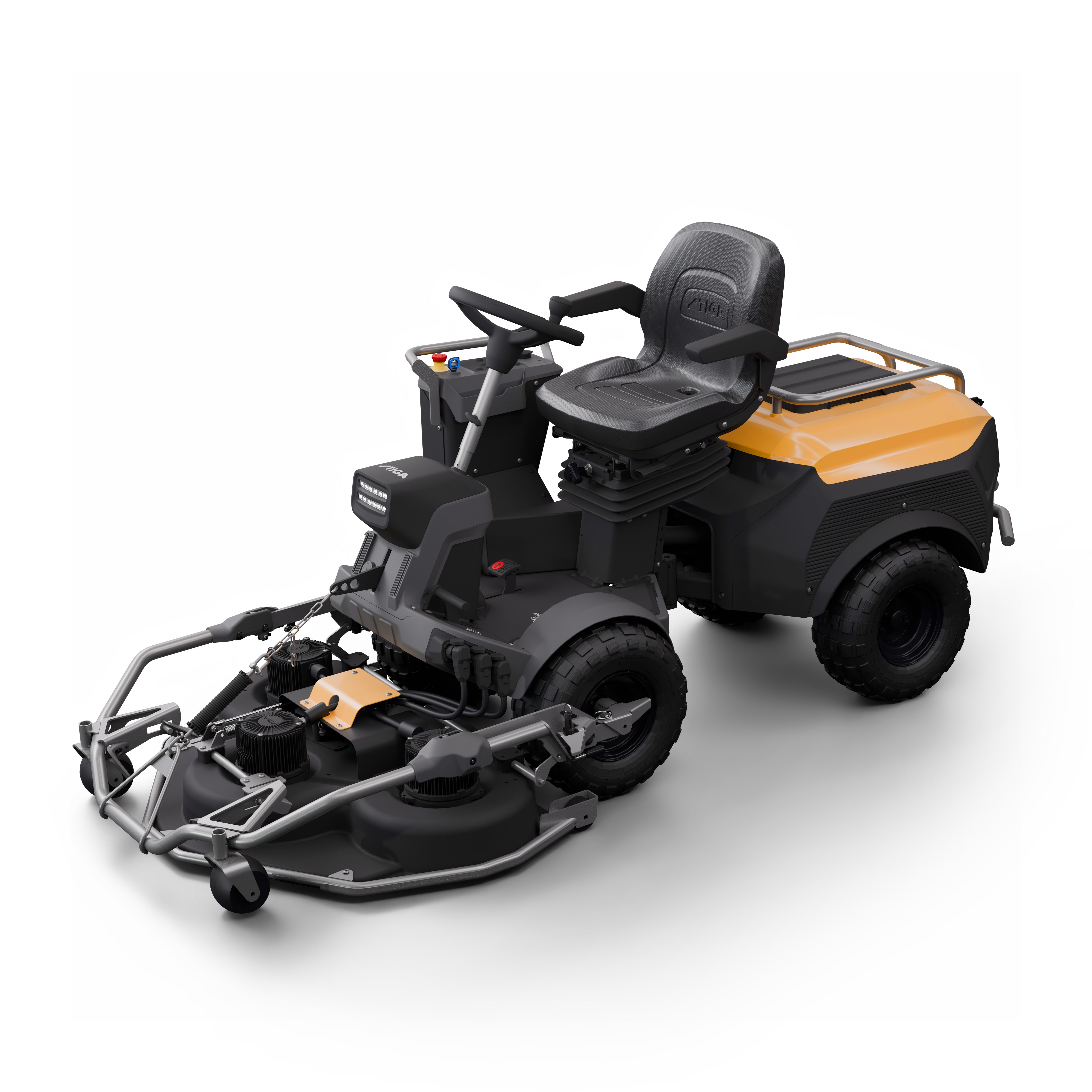 Stiga ePark Pro rider frontale a batteria 27000 mq