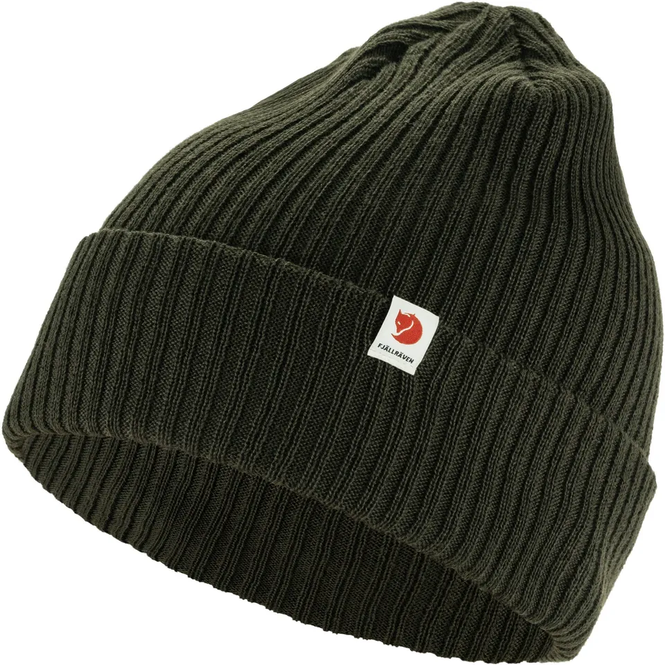 Fjällräven Rib Hat Deep Forest berretto verde poliestere