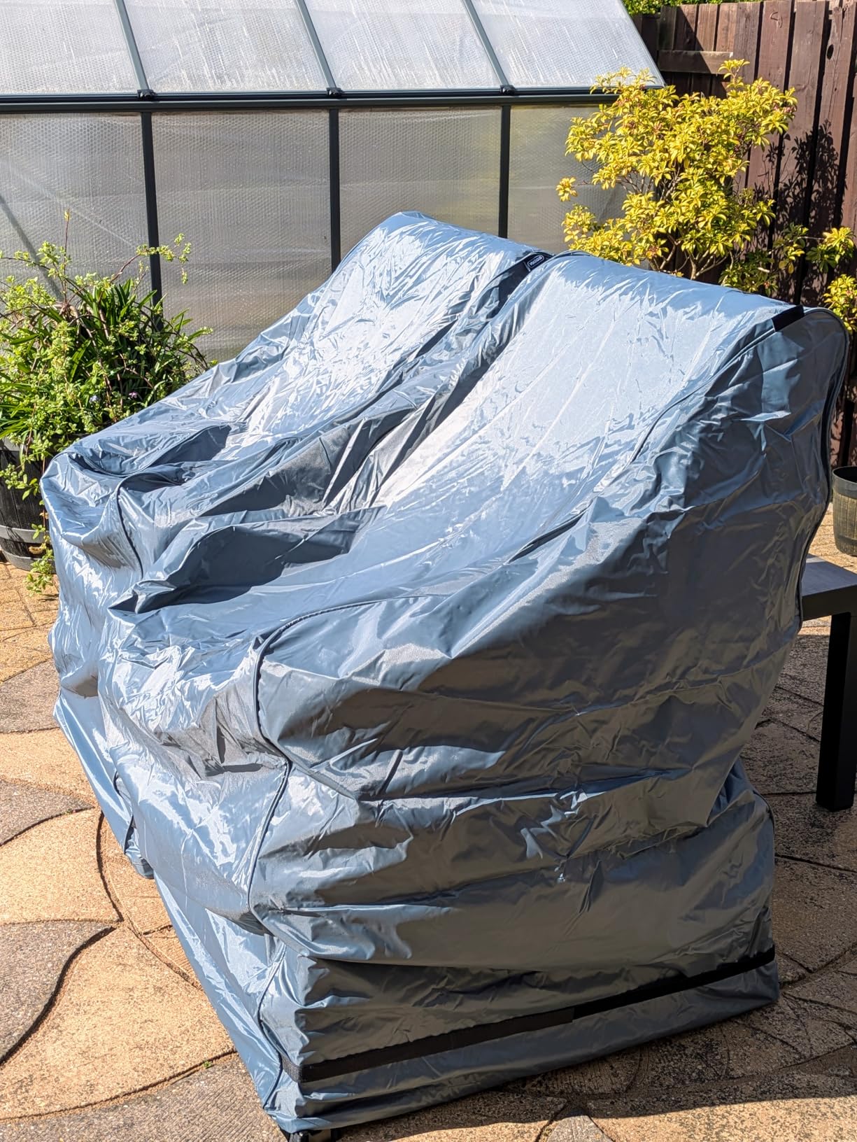 VonHaus Storm Copertura Sedia Giardino Impermeabile Grigia