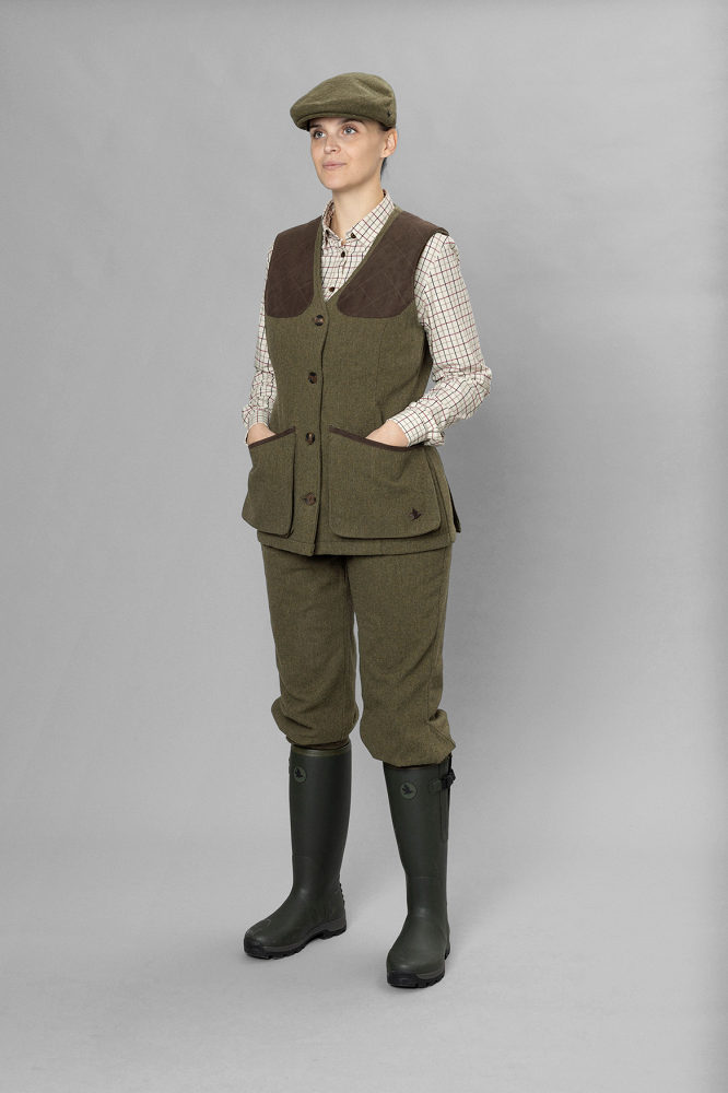 Seeland Hillside Harriet gilet caccia donna verde moss
