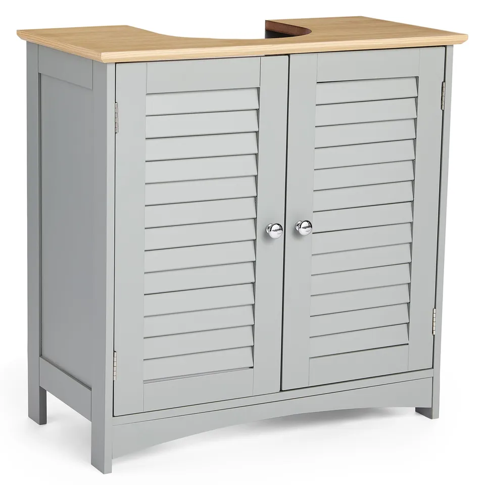 VonHaus Shrewsbury Mobile Bagno Sottolavabo Grigio 60 cm