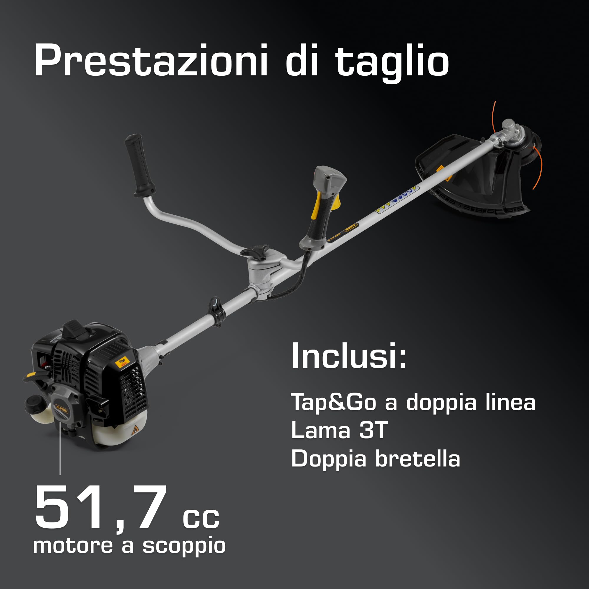 Alpina ABR 52 D decespugliatore a benzina 51,7 cm³