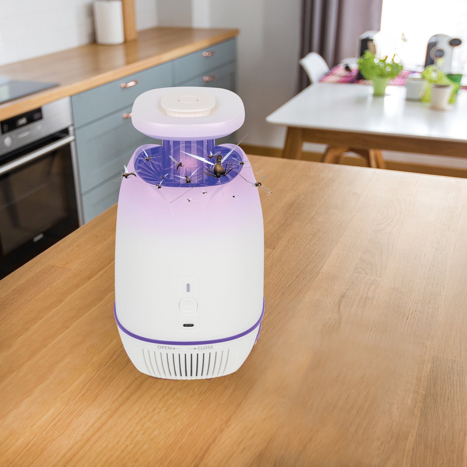 Ryom Myggefanger trappola zanzare elettrica USB