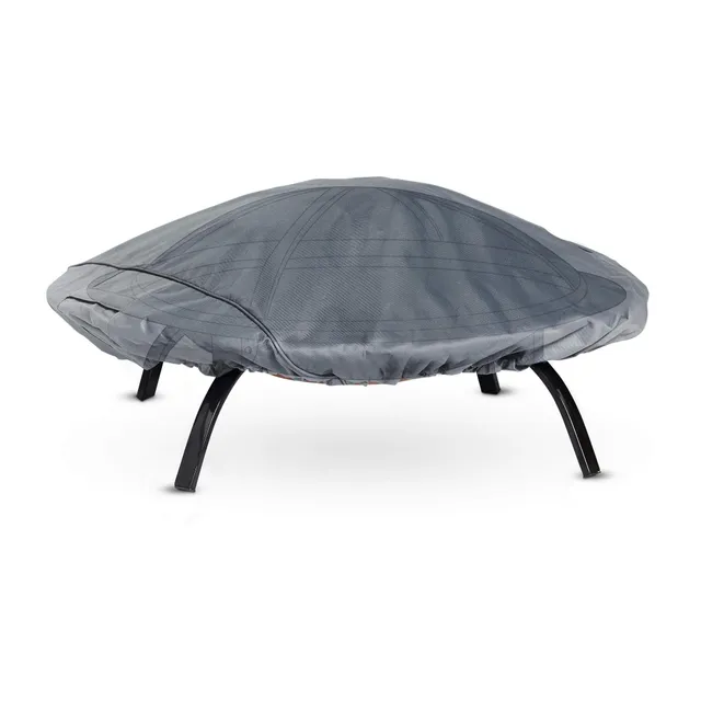 VonHaus Storm copertura braciere rotonda 130 cm grigia