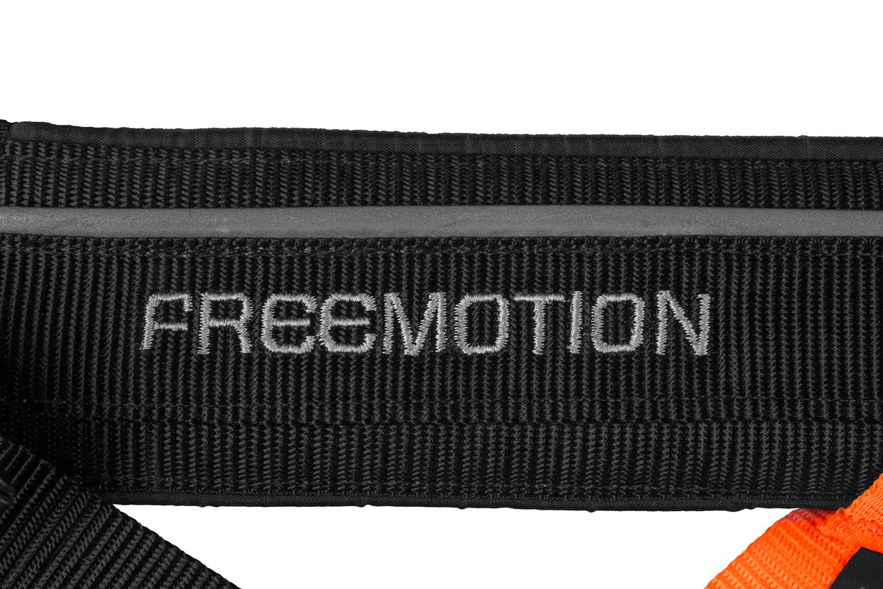 Non-stop Dogwear Freemotion 5.0 pettorina cane nero arancio