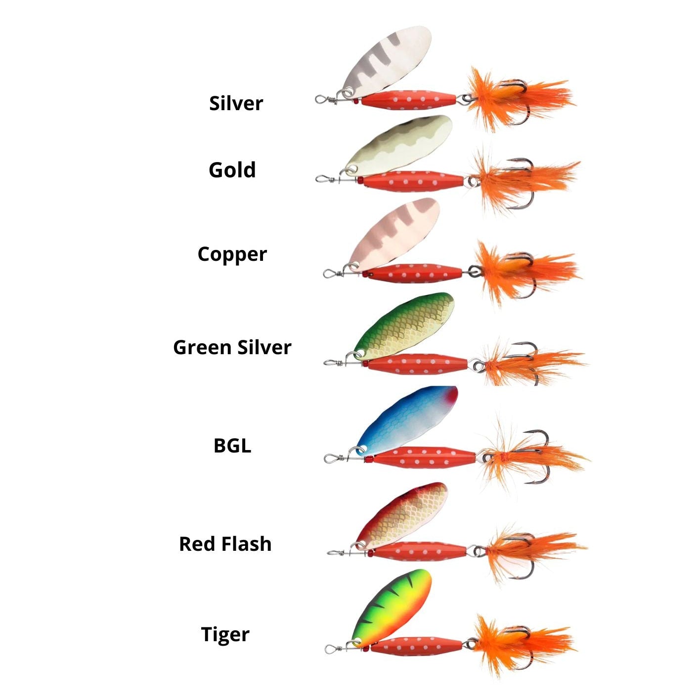 Abu Garcia Reflex Red cucchiaino 12 g rosso