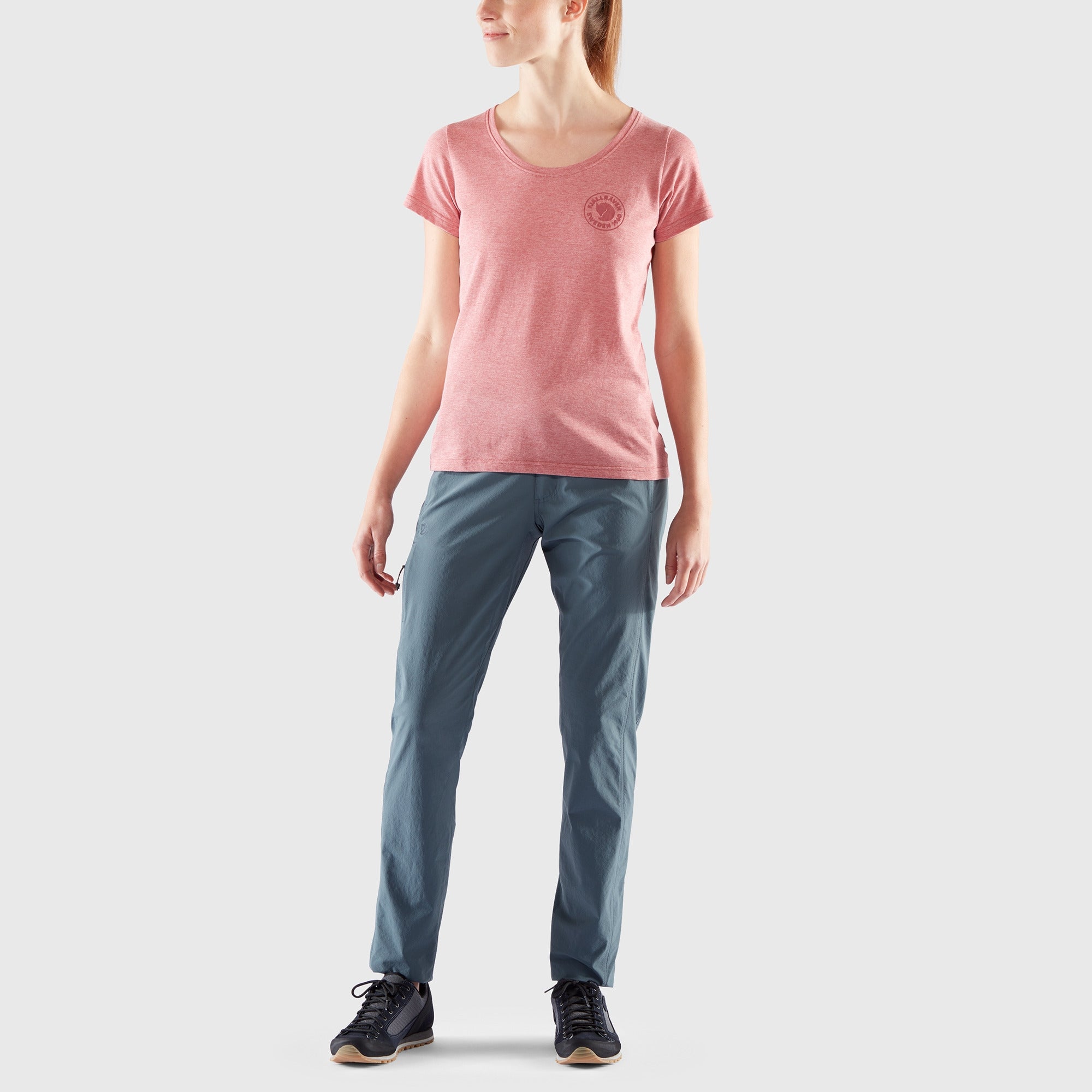 Fjällräven 1960 Logo t-shirt donna cotone verde patina