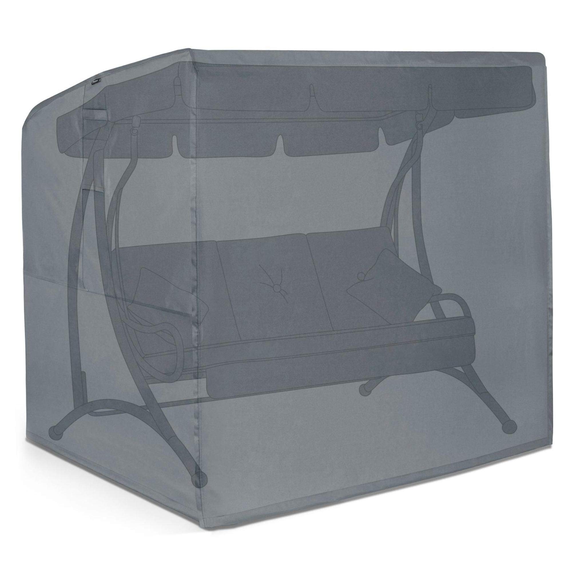 Vonhaus Copertura Mobili da Giardino Impermeabile Grigio Ardesia