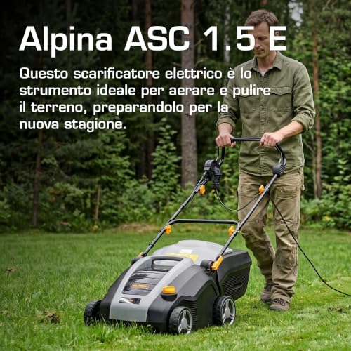 Alpina ASC 1.5 E scarificatore elettrico 1500 W 50 L