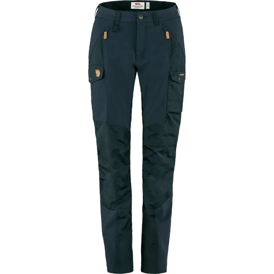 Fjällräven Nikka Curved W pantaloni trekking donna blu navy