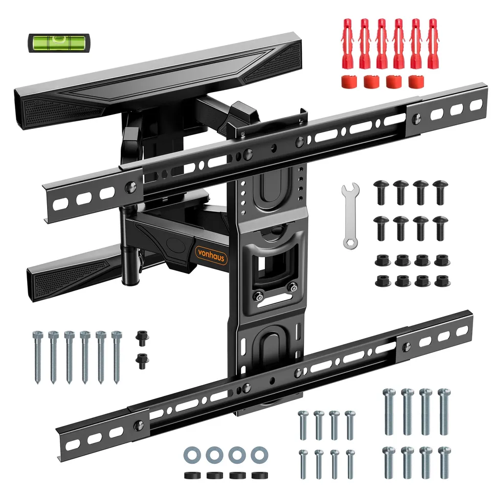 VonHaus Staffa TV Parete 37-70" VESA 600x400 Inclinabile 45 kg
